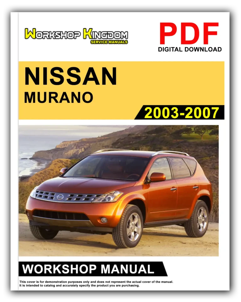 NISSAN MURANO (2003-2007) Workshop Repair Service Manual – English – PDF Download