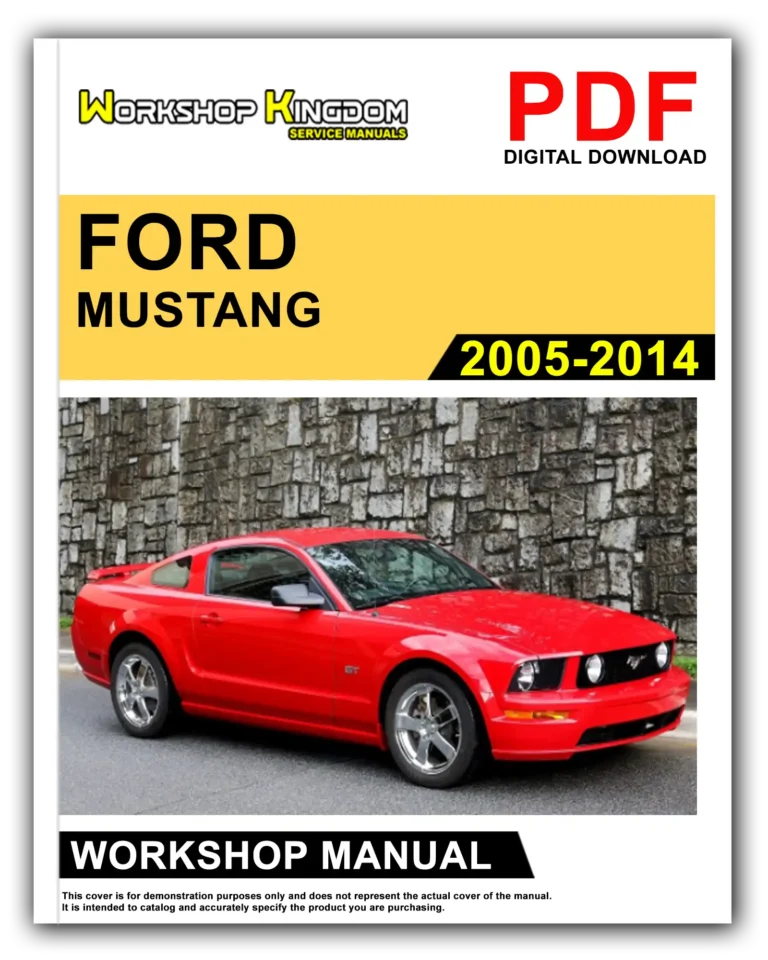 FORD MUSTANG (2005-2014) Workshop Repair Service Manual – English – PDF Download