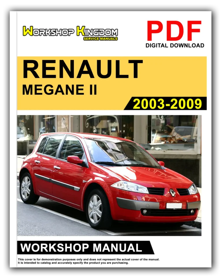 RENAULT MEGANE II (2003-2009) Workshop Repair Service Manual – English – PDF Download