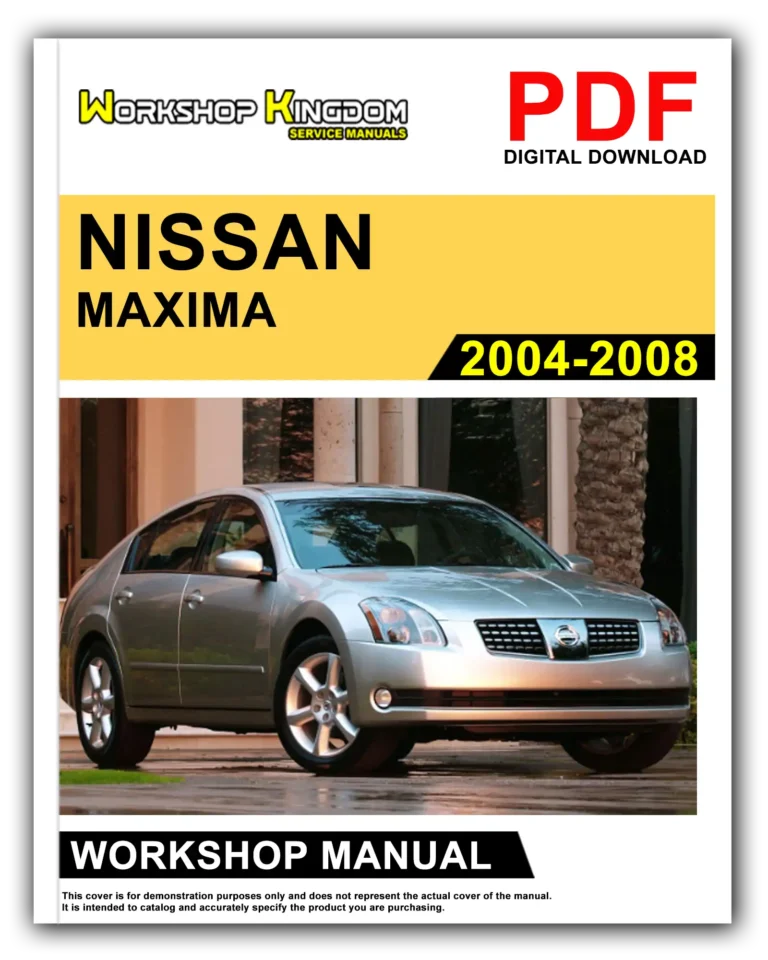 NISSAN MAXIMA (2004-2008) Workshop Repair Service Manual – English – PDF Download
