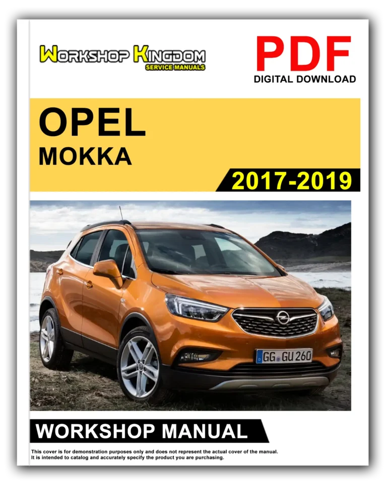 OPEL MOKKA (2017-2019) Workshop Repair Service Manual – English – PDF Download