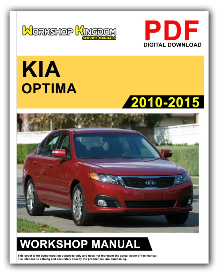 KIA OPTIMA (2010-2015) Workshop Repair Service Manual – English – PDF Download