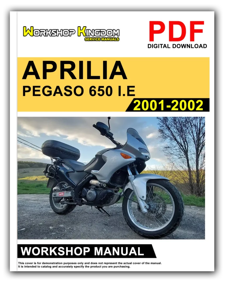 APRILIA PEGASO 650 I.E (2001-2002) Workshop Repair Service Manual – English – PDF Download