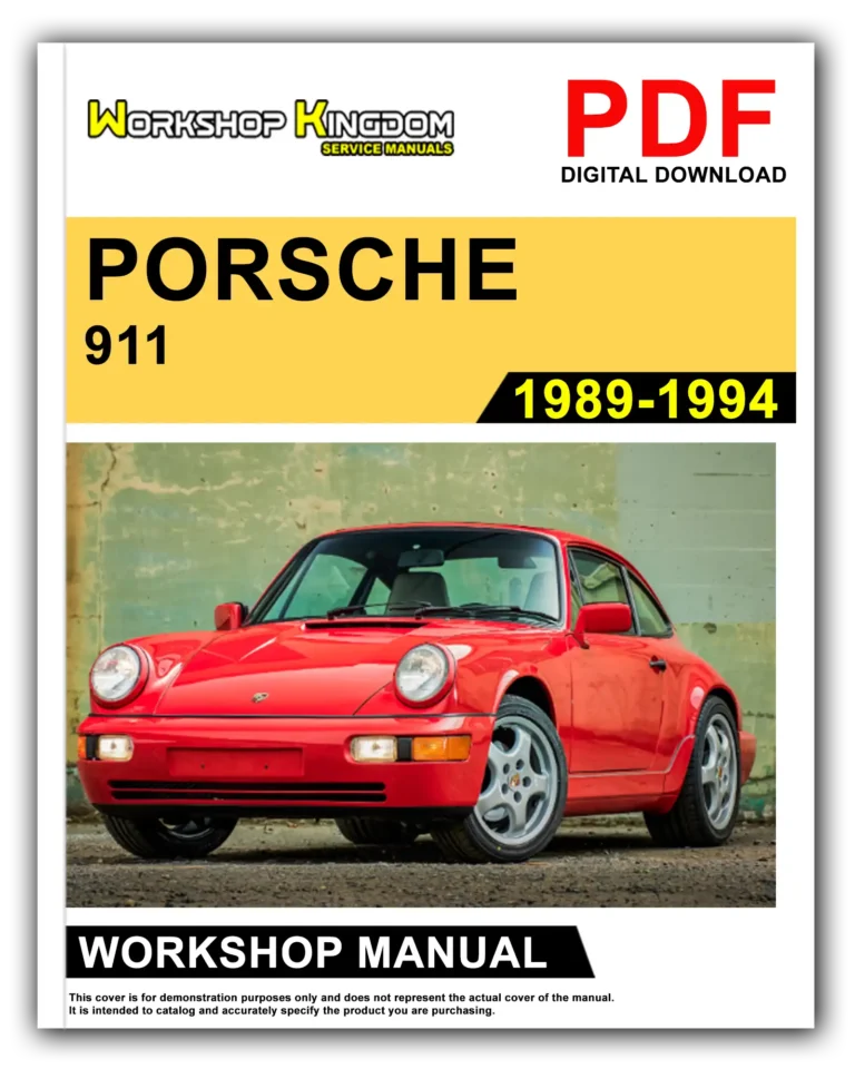 PORSCHE 911 (1989-1994) Workshop Repair Service Manual – English – PDF Download