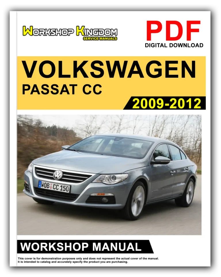 VOLKSWAGEN PASSAT CC (2009-2012) Workshop Repair Service Manual – English – PDF Download