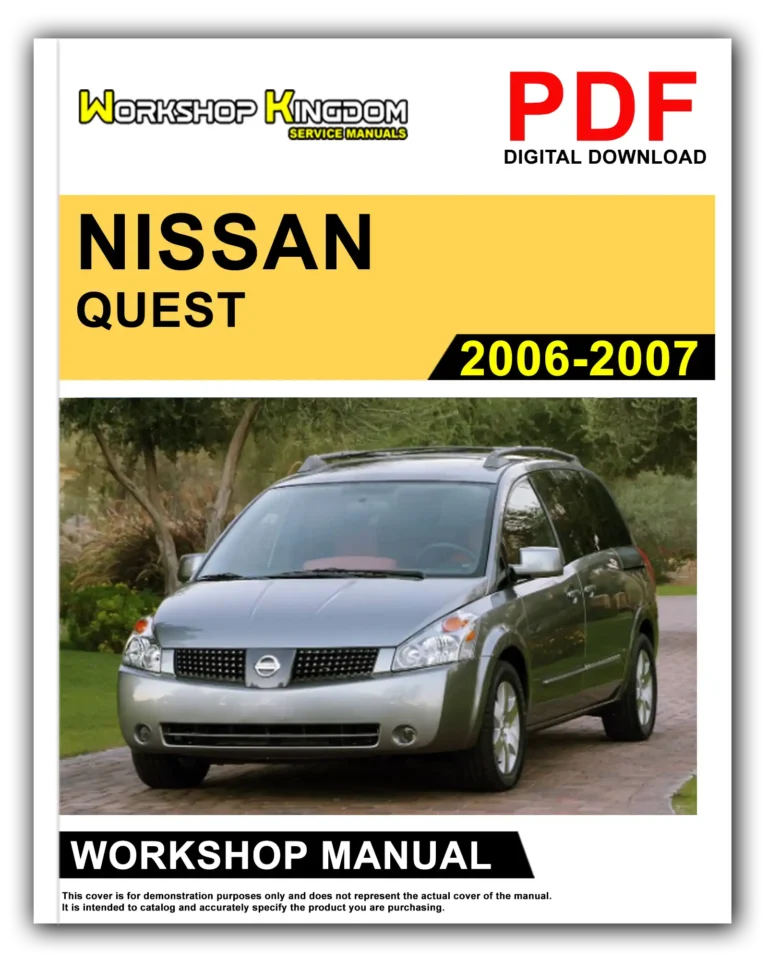 NISSAN QUEST (2006-2007) Workshop Repair Service Manual – English – PDF Download