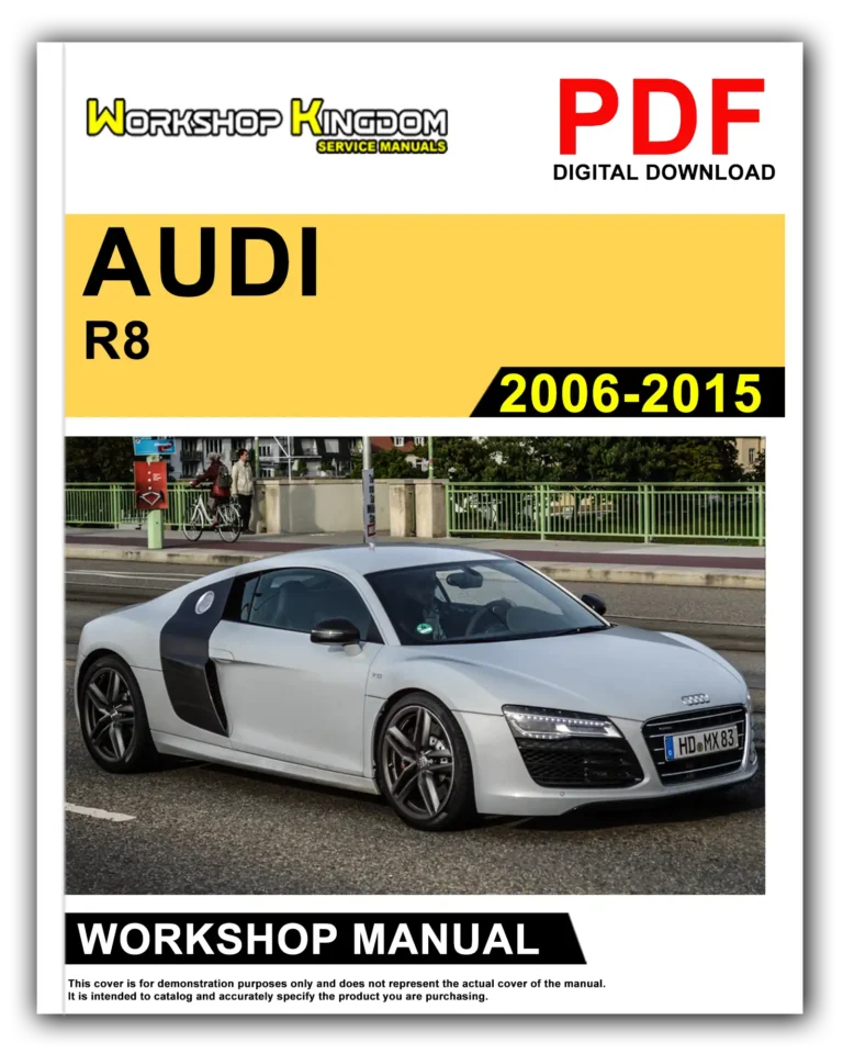 AUDI R8 (2006-2015) Workshop Repair Service Manual – English – PDF Download