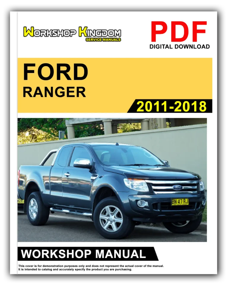 FORD RANGER (2011-2018) Workshop Repair Service Manual – English – PDF Download