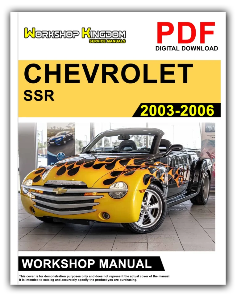 CHEVROLET SSR (2003-2006) Workshop Repair Service Manual – English – PDF Download