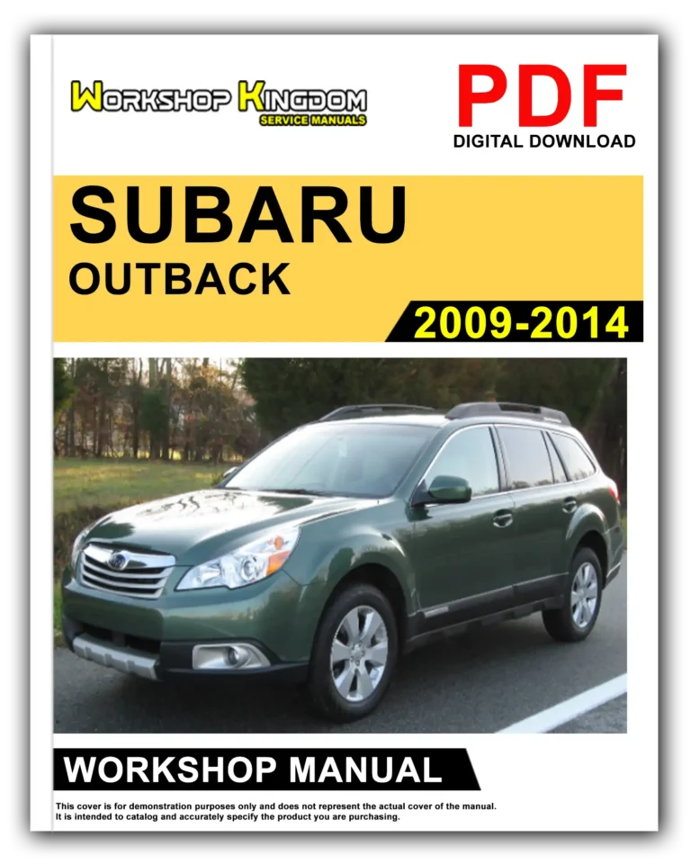 SUBARU OUTBACK (2009-2014) Workshop Repair Service Manual – English – PDF Download