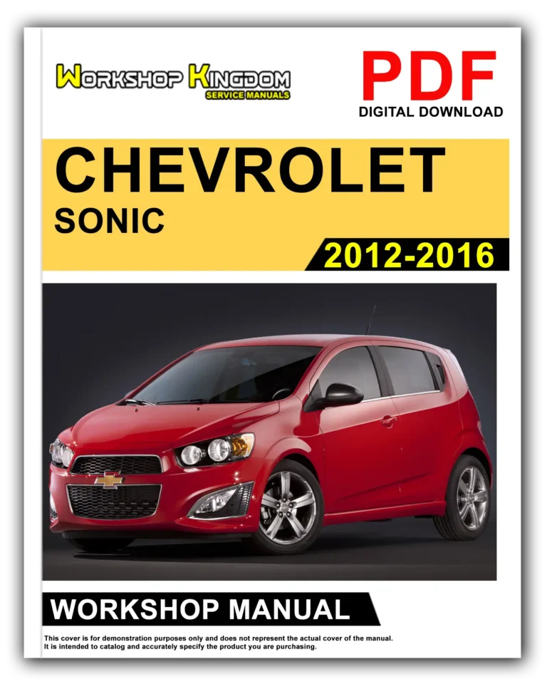 CHEVROLET SONIC (2012-2016) Workshop Repair Service Manual – English – PDF Download