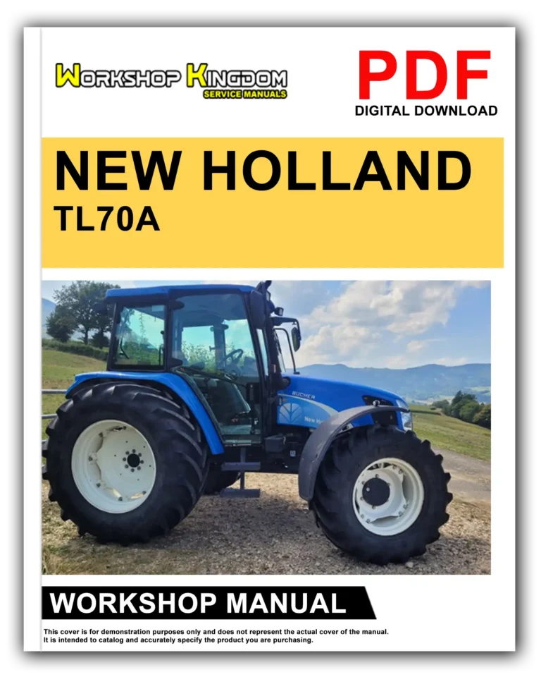 NEW HOLLAND TL70A TL80A TL90A TL100A Workshop Repair Service Manual – English – PDF Download