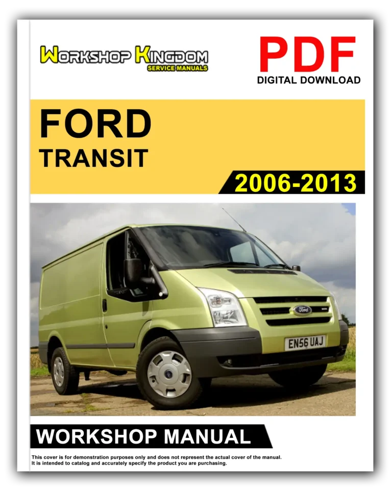 FORD TRANSIT (2006-2013) Workshop Repair Service Manual – English – PDF Download