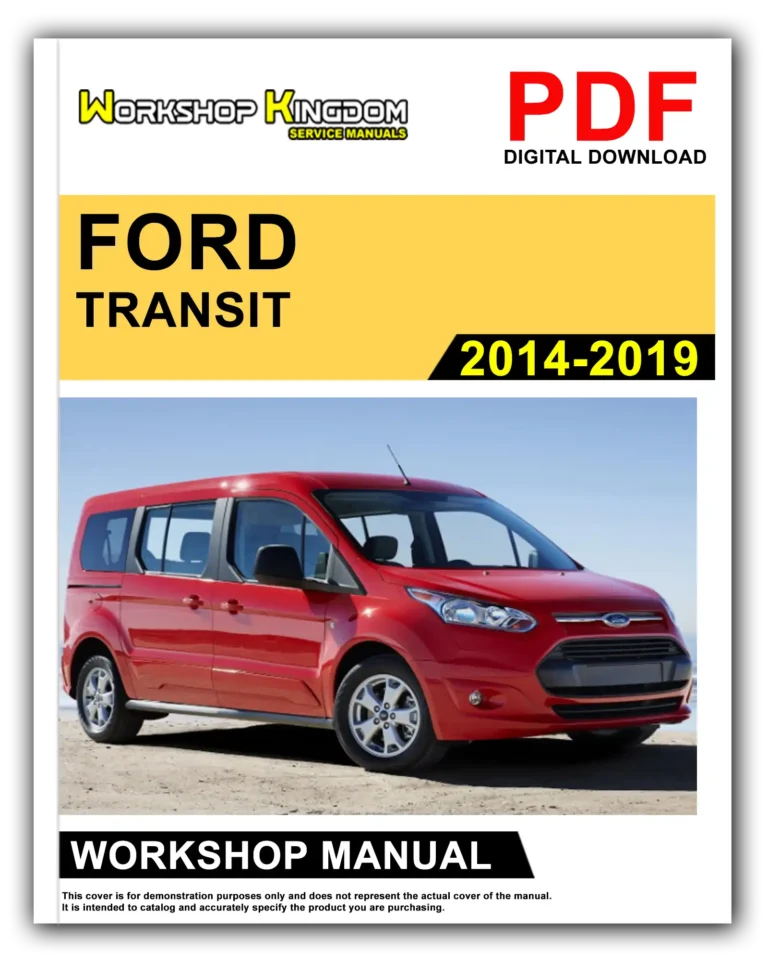 FORD TRANSIT (2014-2019) Workshop Repair Service Manual – English – PDF Download