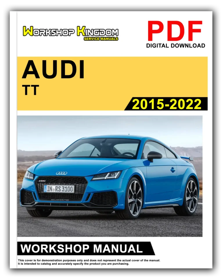 AUDI TT (2015-2022) Workshop Repair Service Manual – English – PDF Download