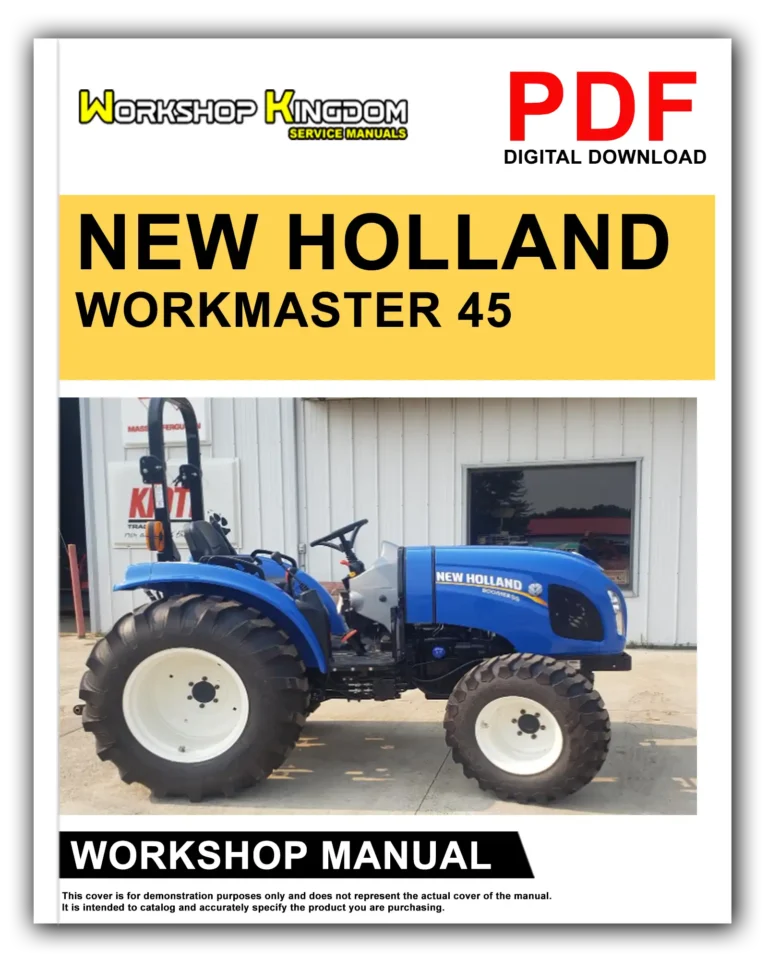 NEW HOLLAND WORKMASTER 45 55 Workshop Repair Service Manual – English – PDF Download