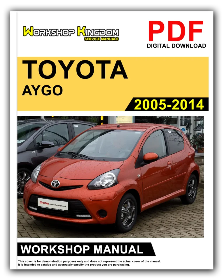 TOYOTA AYGO 1 GEN (2005-2014) Workshop Repair Service Manual – English – PDF Download