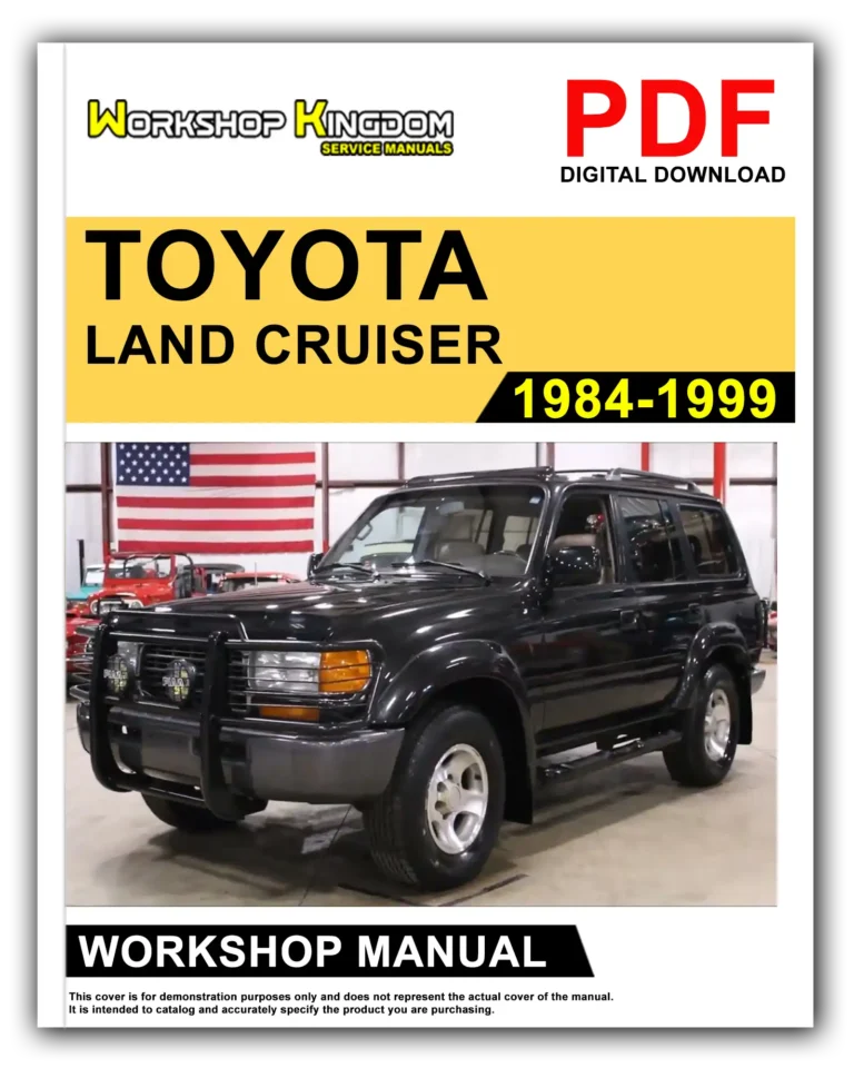 TOYOTA LAND CRUISER (1984-1999) Workshop Repair Service Manual – English – PDF Download