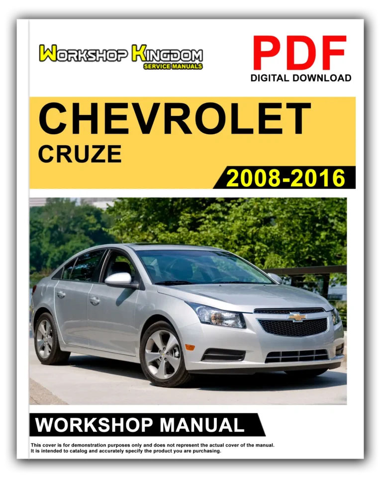 CHEVROLET CRUZE (2008-2016) Workshop Repair Service Manual – English – PDF Download
