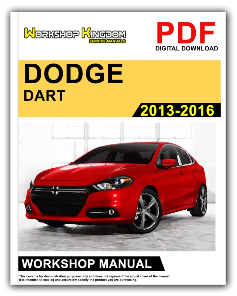 DODGE DART (2013-2016) Workshop Repair Service Manual – English – PDF Download