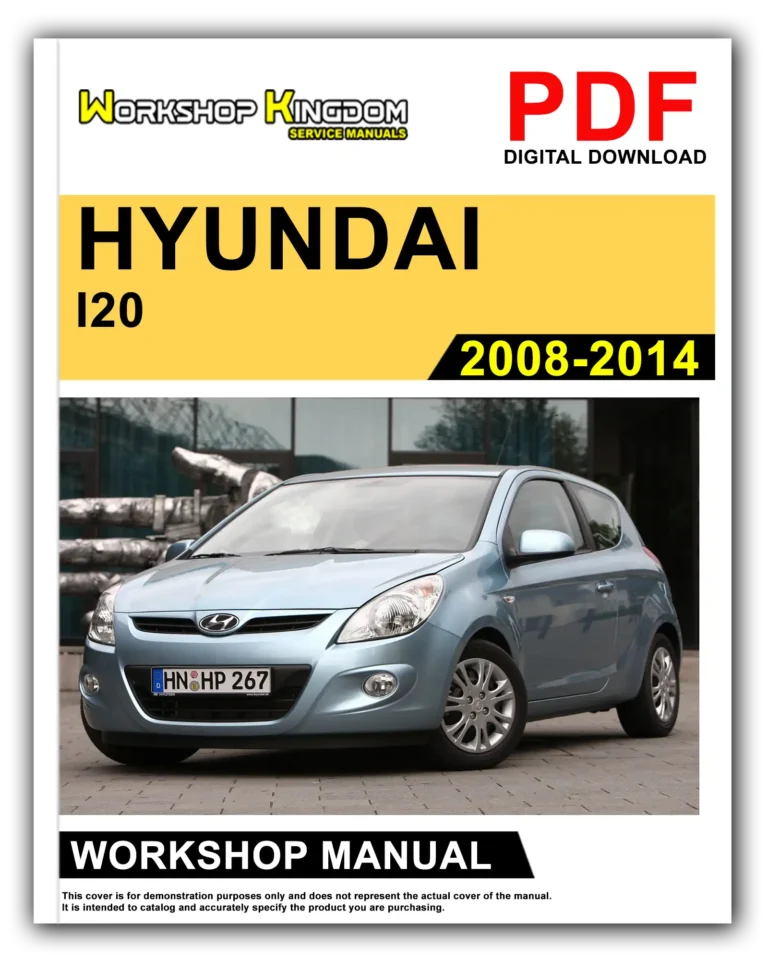 HYUNDAI I20 (2008-2014) Workshop Repair Service Manual – English – PDF Download