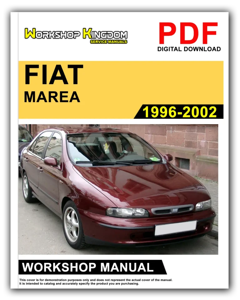 FIAT MAREA (1996-2002) Workshop Repair Service Manual – English – PDF Download