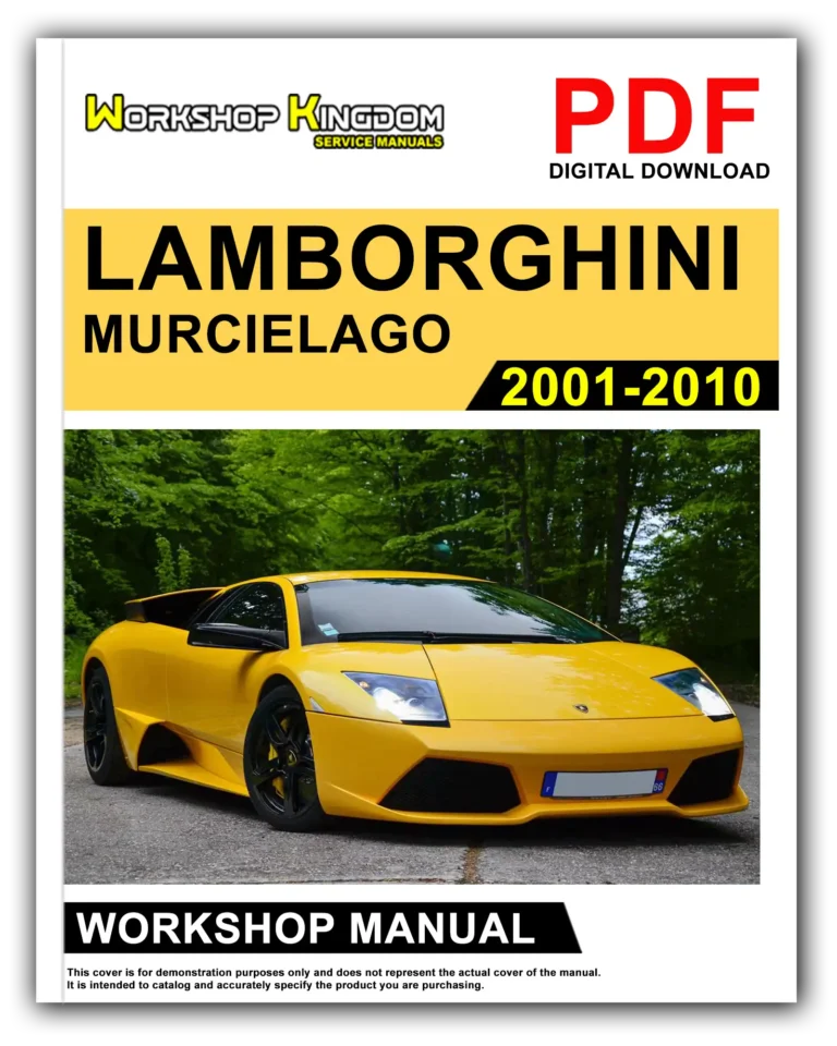 LAMBORGHINI MURCIELAGO (2001-2010) Workshop Repair Service Manual – English – PDF Download