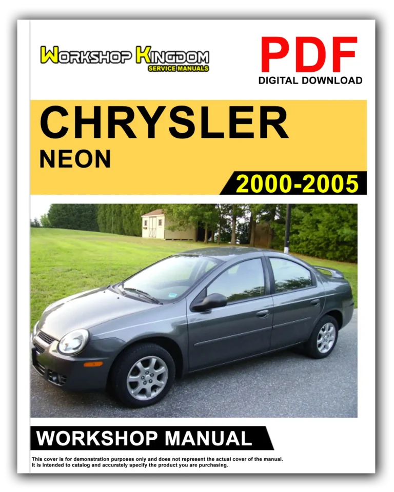 CHRYSLER NEON (2000-2005) Workshop Repair Service Manual – English – PDF Download