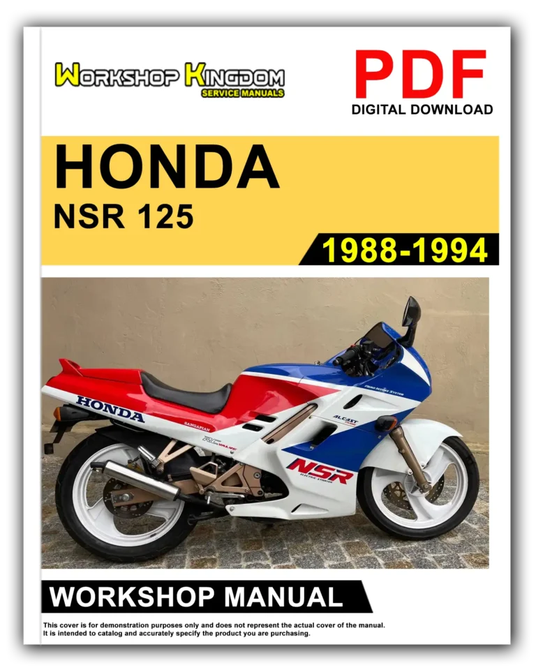 HONDA NSR 125 (1988-1994) Workshop Repair Service Manual – English – PDF Download