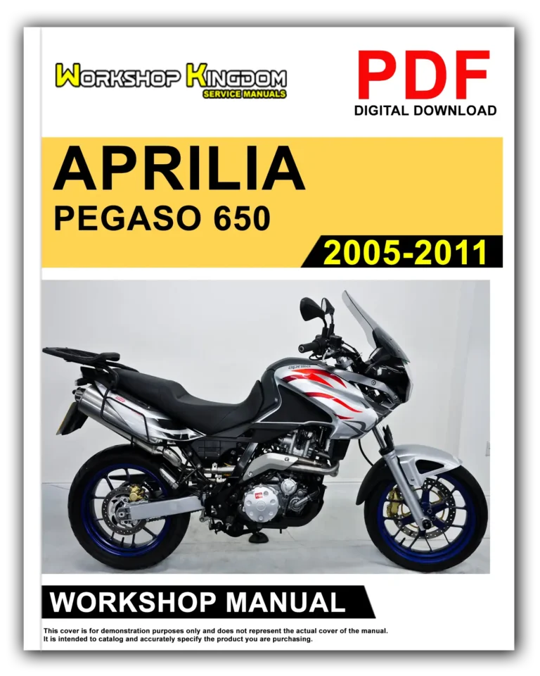 APRILIA PEGASO 650 (2005-2011) Workshop Repair Service Manual – English – PDF Download
