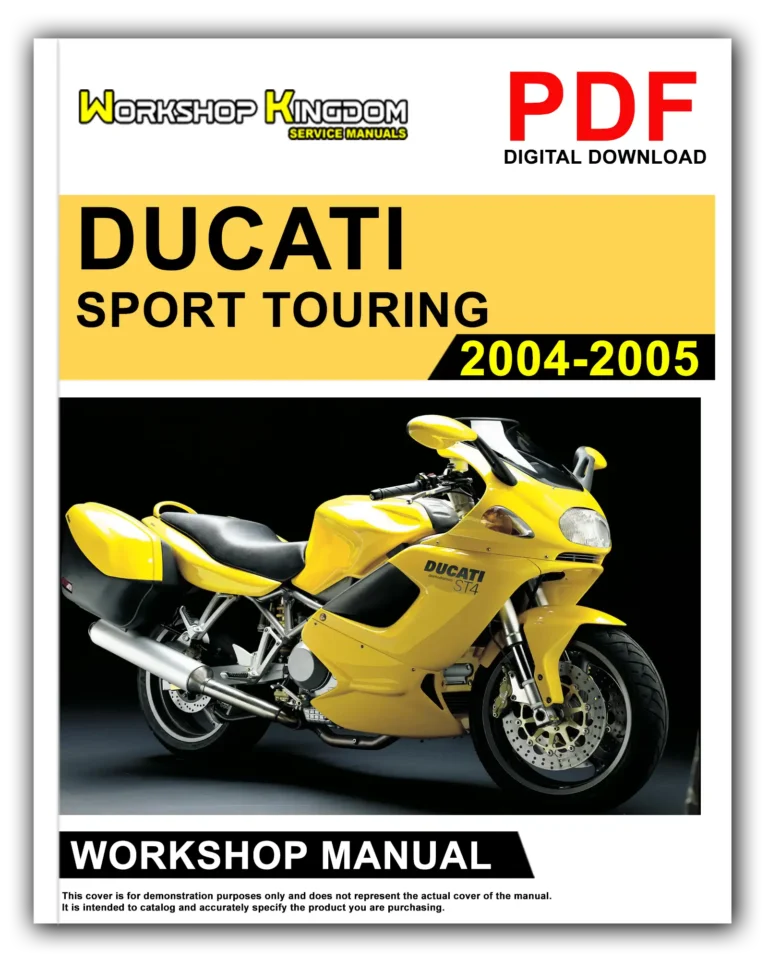 DUCATI SPORT TOURING (2004-2005) Workshop Repair Service Manual – English – PDF Download