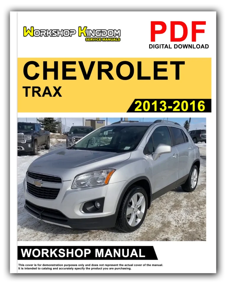 CHEVROLET TRAX (2013-2016) Workshop Repair Service Manual – English – PDF Download