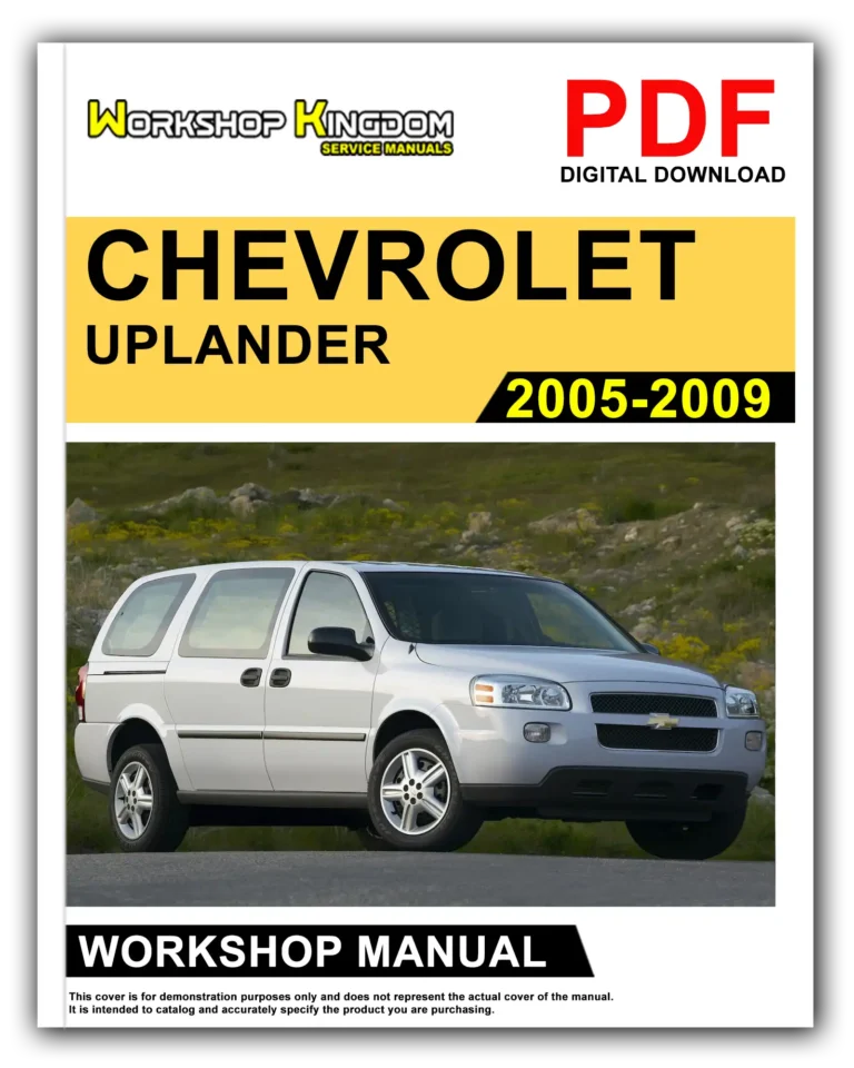 CHEVROLET UPLANDER (2005-2009) Workshop Repair Service Manual – English – PDF Download