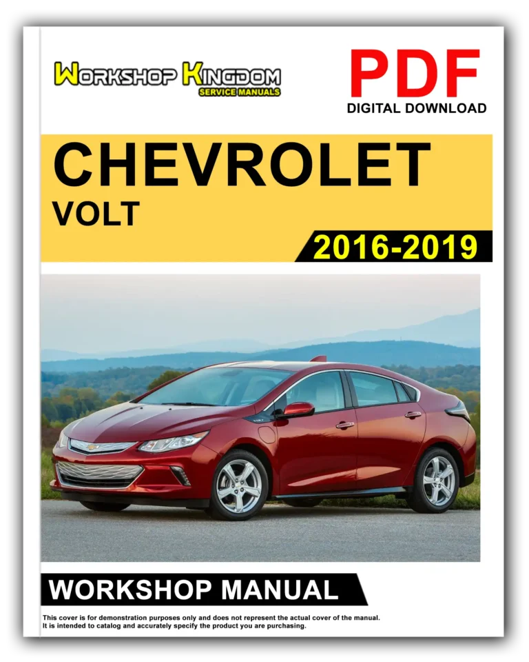 CHEVROLET VOLT (2016-2019) Workshop Repair Service Manual – English – PDF Download