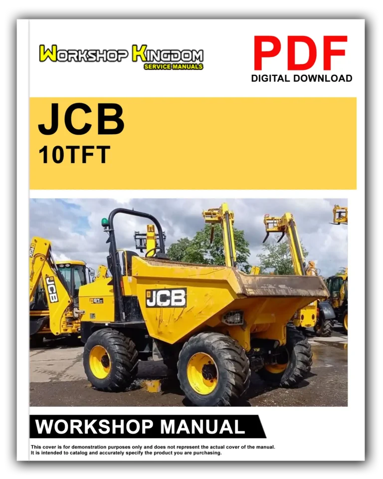 JCB 10TFT 9TFT 9TST Workshop Repair Service Manual – English – PDF Download