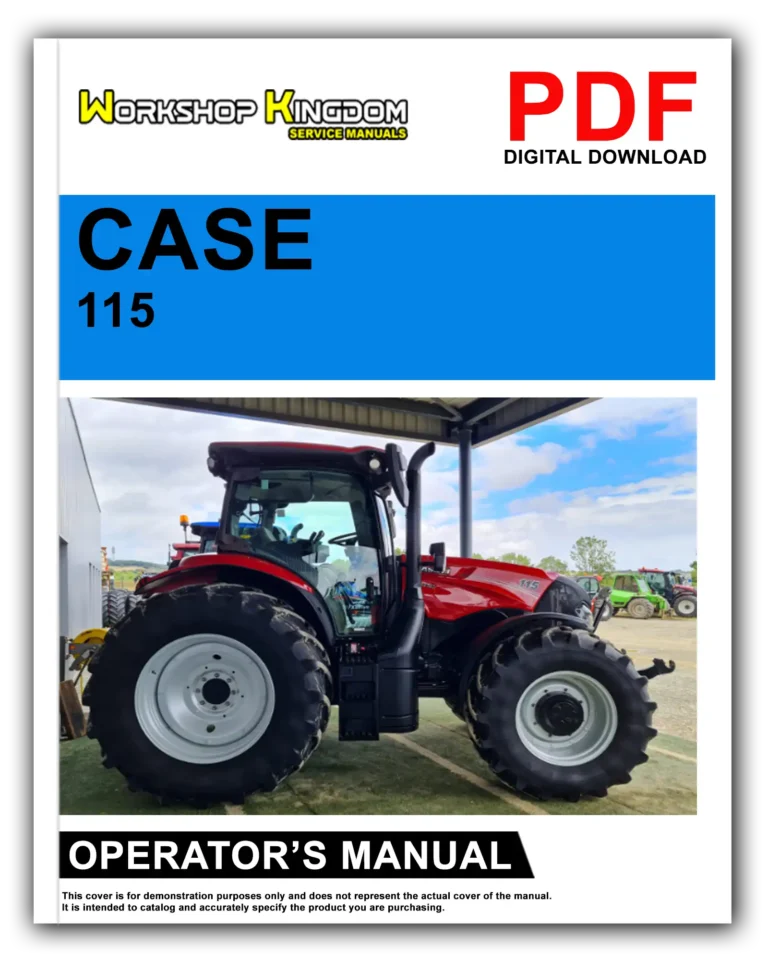 CASE MAXXUM 110 115 120 125 130 140 Multi-controller Operator’s Manual – English – PDF Download