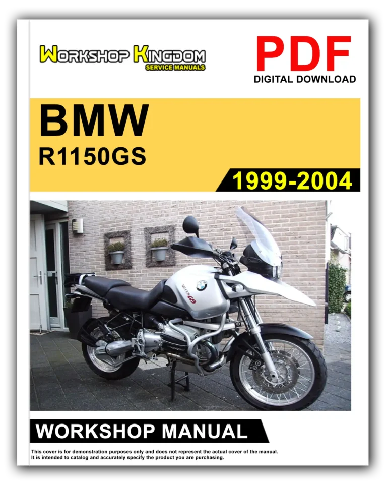 BMW R 1150 GS (1999-2004) Workshop Repair Service Manual – English – PDF Download
