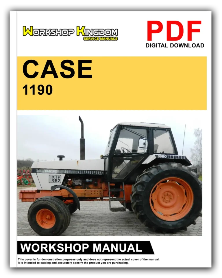 CASE 1190 1194 1290 1294 1390 1394 1490 1494 1594 1690 Workshop Repair Service Manual – English – PDF Download