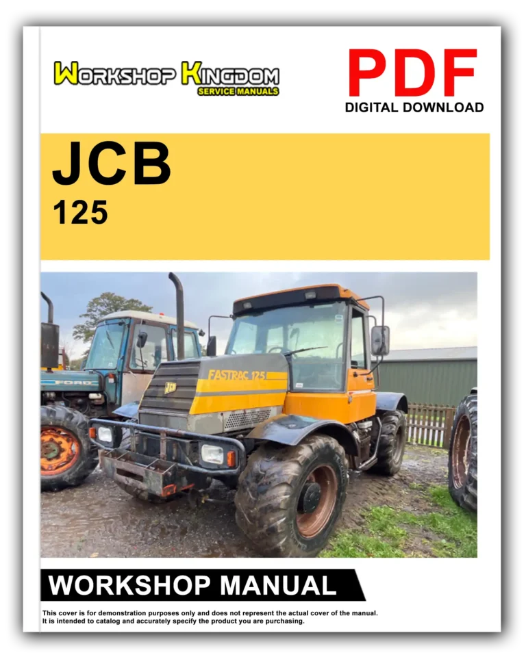 JCB 125 185 FASTRAC Workshop Repair Service Manual – English – PDF Download