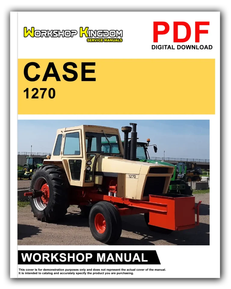 CASE 1270 1370 1570 Workshop Repair Service Manual – English – PDF Download