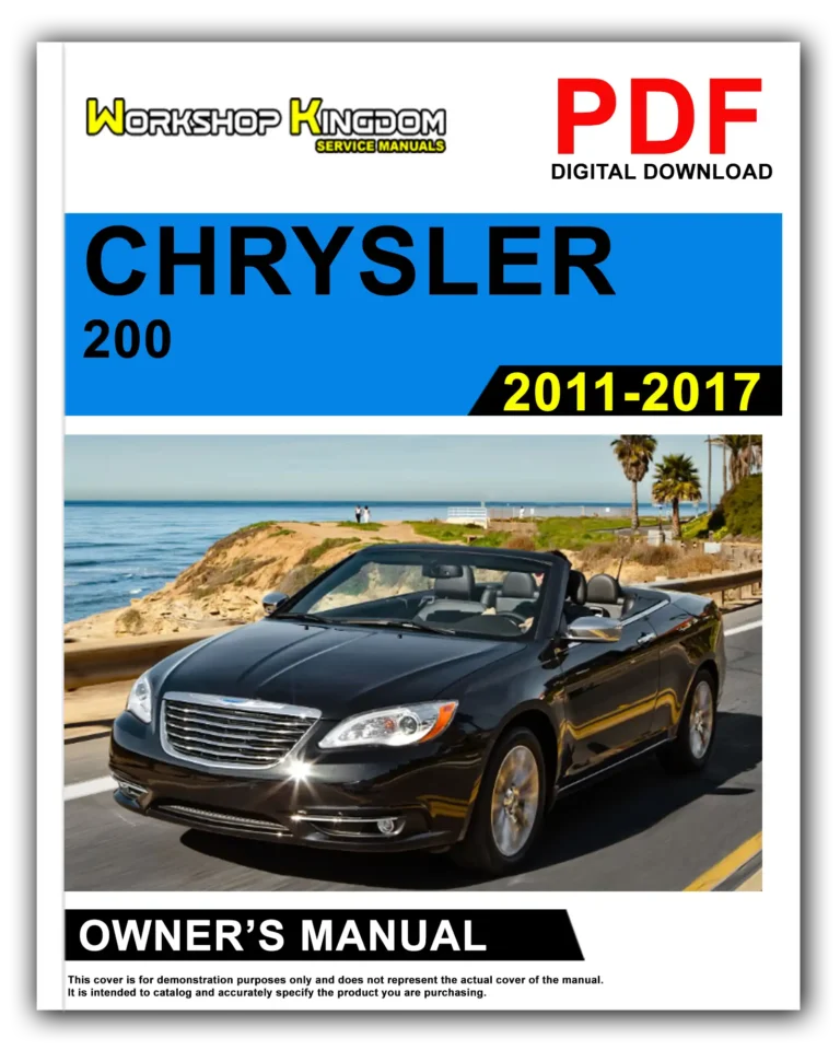 CHRYSLER 200 (2011-2017) Owner’s Manual – English – PDF Download