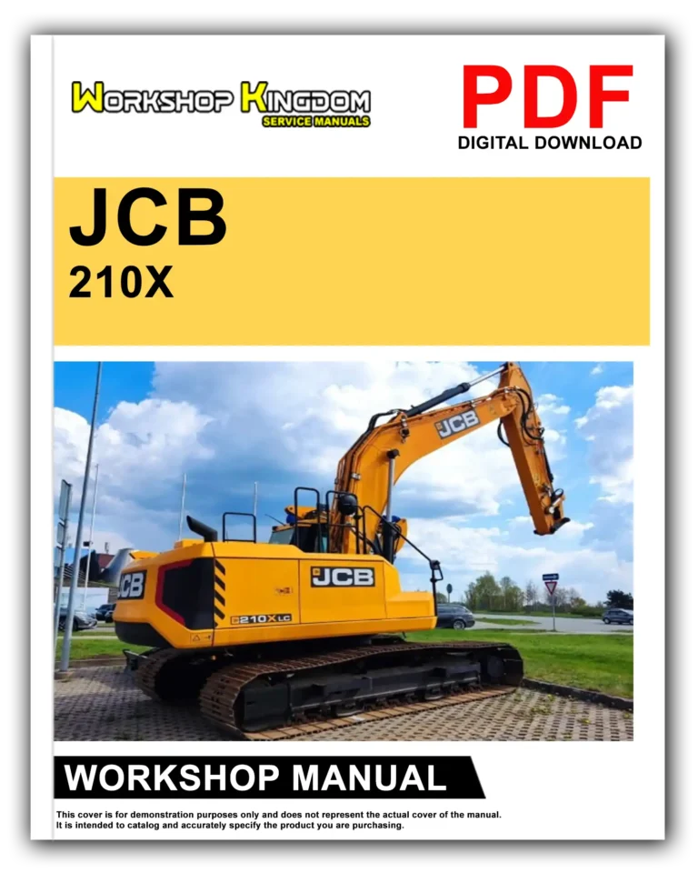 JCB 210X 220X Workshop Repair Service Manual – English – PDF Download