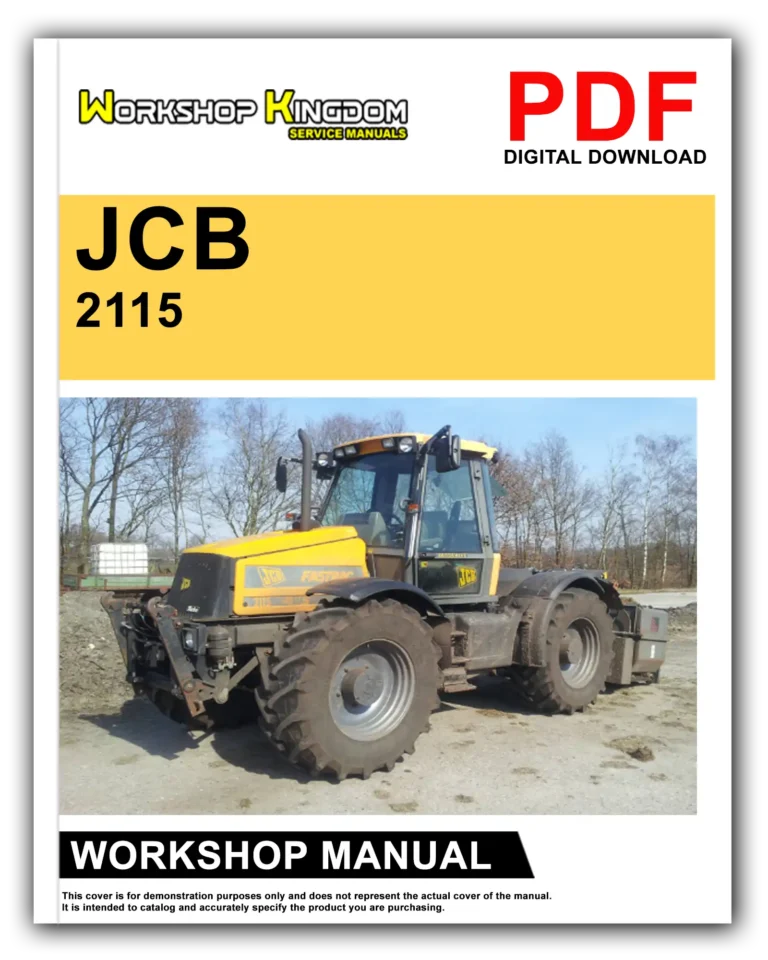 JCB 2115 2125 2135 2140 2150 3155 3185 FASTRAC Workshop Repair Service Manual – English – PDF Download