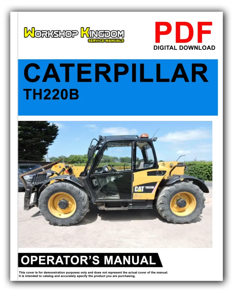 CATERPILLAR TH220B TH330B Operator’s Manual – English – PDF Download