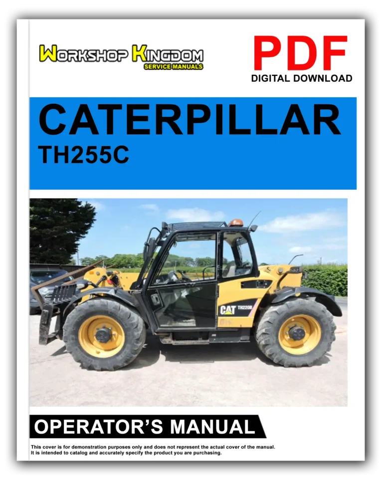 CATERPILLAR TH255C Operator’s Manual – English – PDF Download