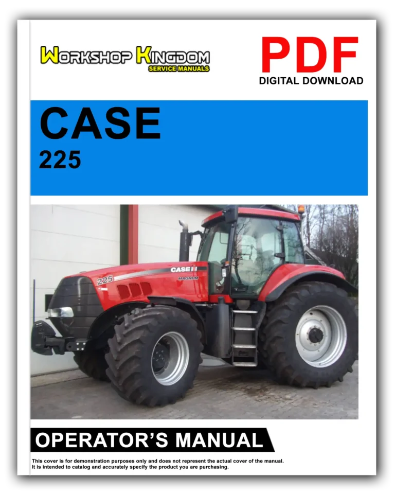 CASE MAGNUM 225 250 280 310 335 Operator’s Manual – English – PDF Download