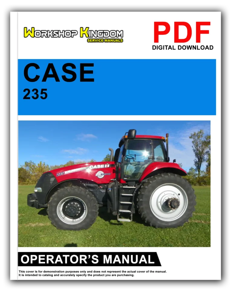 CASE MAGNUM 235 260 290 315 340 Operator’s Manual – English – PDF Download