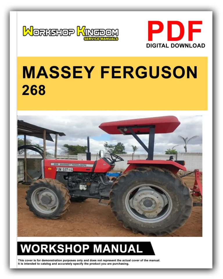 MASSEY FERGUSON 268 Workshop Repair Service Manual – English – PDF Download