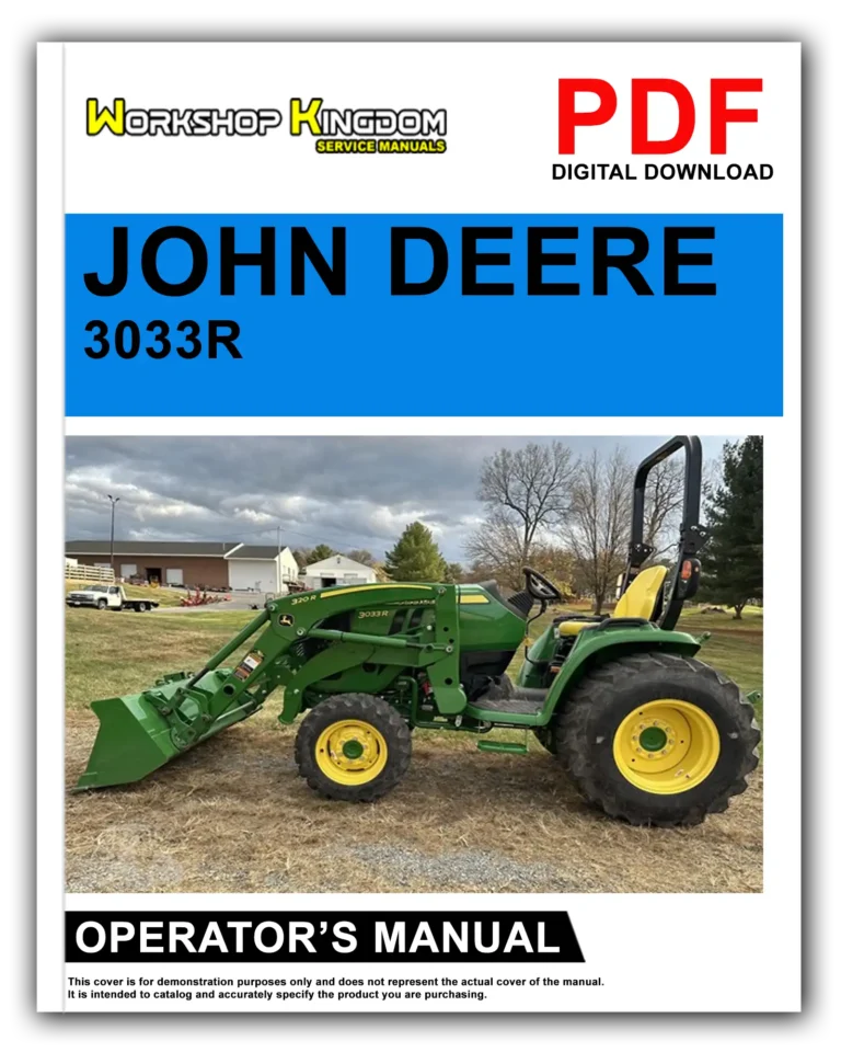 JOHN DEERE 3033R 3039R 3046R 3038R 3045R Operator’s Manual – English – PDF Download