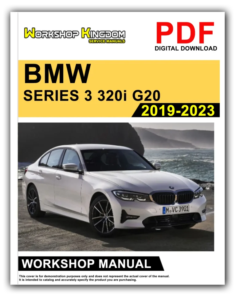 BMW SERIES 3 320i G20 (2019-2023) Workshop Repair Service Manual – English – PDF Download